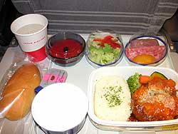 JALの夕食