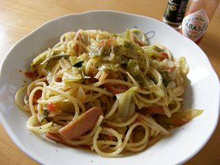 フライパンひとつで作る横着ナポリタン