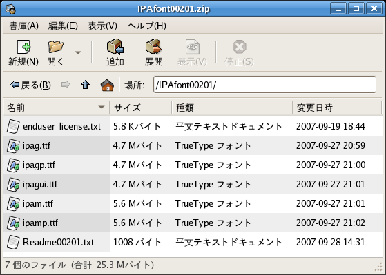 IPAfont.zip