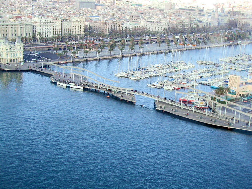 スペイン　バルセロナ　　ロープウェイより