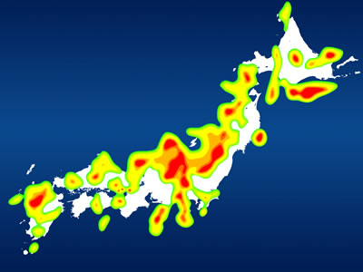 マグマの存在地　２