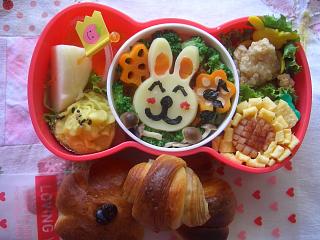 ウサギチーズ弁当