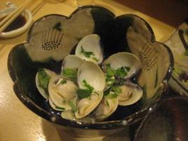 月季　ハマグリ酒蒸し