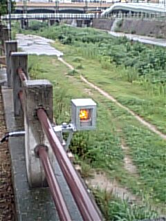芦屋川警告