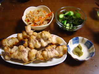２００５．３．２４　晩ごはん