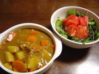 ２００５．６．２０　晩ごはん