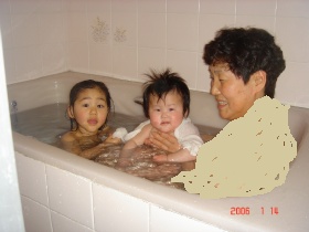 ばあちゃんとお風呂