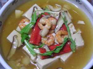 豆腐のあんかけ