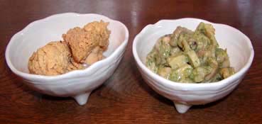 ブリの真子しょうが煮＆タケノコの木の芽和え