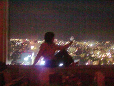 リーガ夜のシルエット