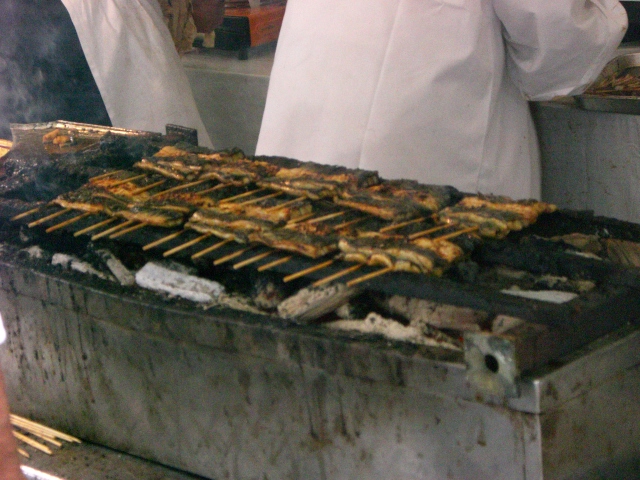 うなぎ炭焼き