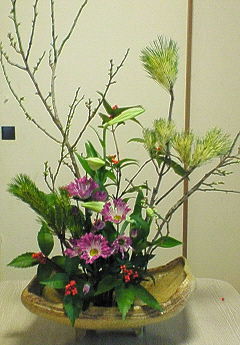 2009年お正月生花