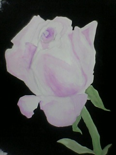 薔薇の水彩画。