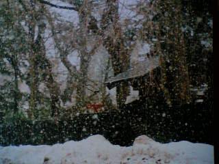 雪の武家屋敷通り