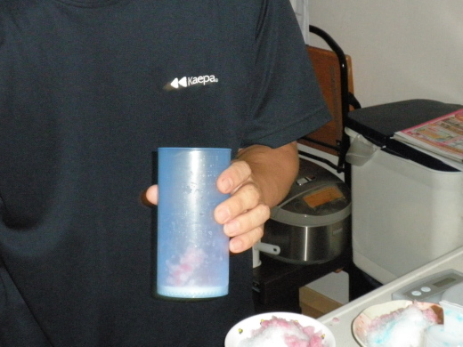 ガリガリ君かき氷マシーン