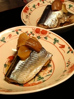 １．秋刀魚の梅生姜煮.jpg