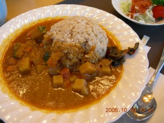 玄米の野菜カレー