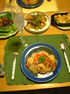 桜の日の夕食１８・４・９