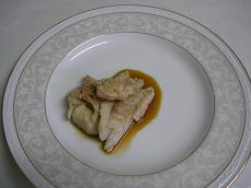 旬の魚の塩釜蒸し出来上がり