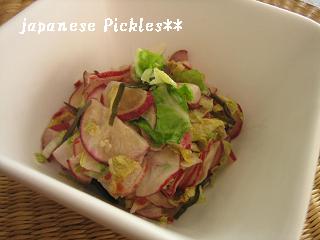 ラディッシュの浅漬け