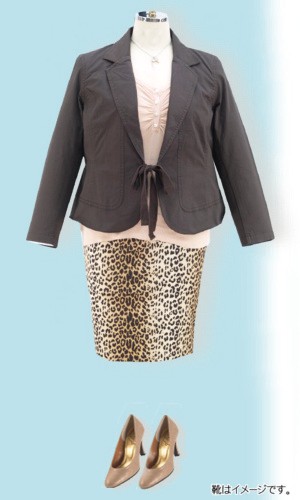 豹柄コーデ
