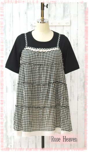 ローズヘブン　チュニックのリアルレイヤードセット