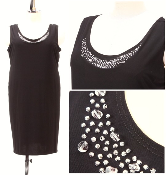 ビジュー付きフォーマルドレス