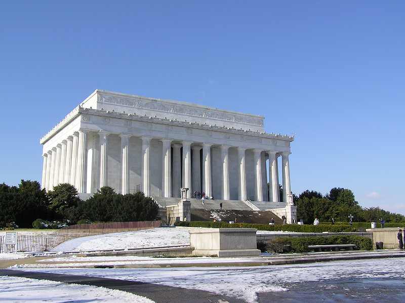 リンカーン記念堂　ワシントンDC