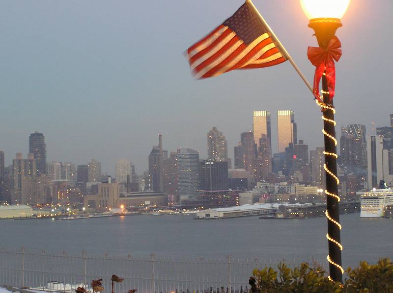 ニューヨークの夕方　NY