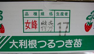 苺の箱
