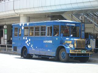大井町駅でしながわ水族館行きのバス20060409