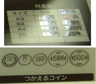 5円のお釣りの出る5円のコピー機20060831古河-2