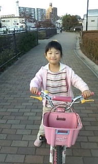 自転車の練習