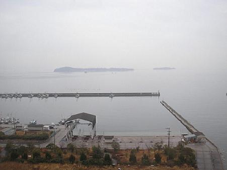 瀬戸大橋からの車窓