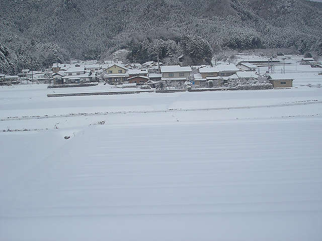 上夜久野－梁瀬間の車窓