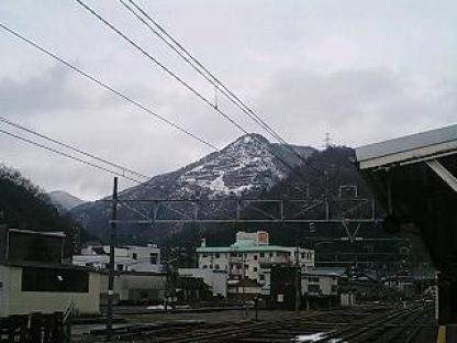 今庄駅からの風景