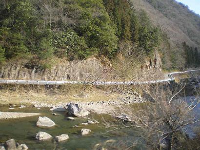 長谷－生野間の車窓
