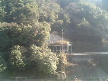 古虎渓駅付近の車窓