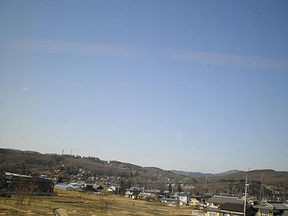 恵那駅付近の車窓