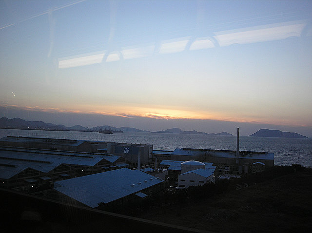 瀬戸大橋からの夕暮れ