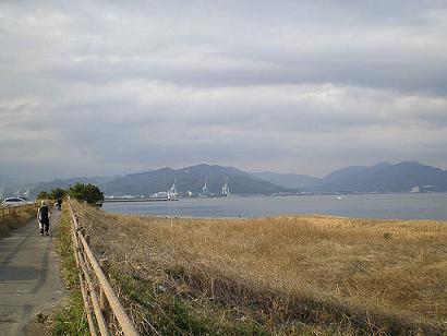 三保飛行場付近の眺め