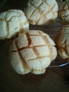 メロンパン　焼き上がり♪