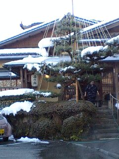 雪景色　お宿