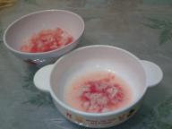 白身魚とトマトのくず寄せ