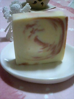 もっと！つばき油石けんピンクマーブル