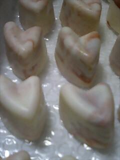 ハートマーブル石けんアップ