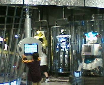展示のロボット