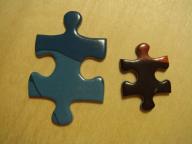 ジグソーパズル　普通サイズと小さいサイズ