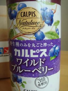 カルピス　ワイルドブルーベリー　４