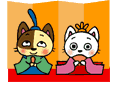 にゃんこ雛♪